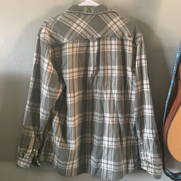 Quicksilver Plaid Button Down - Picture 3 of 4